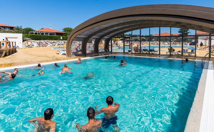 Piscine du camping Mimizan Plage