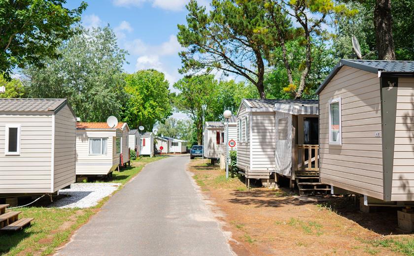 Mobil homes au camping du Bois Masson